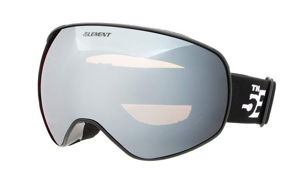 5th Element REAKT Snow Goggles | Spherical Lens, Anti-Fog | Chrome