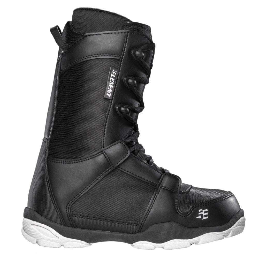 5th Element ST-1 Men's Snowboard Boots - Black / White