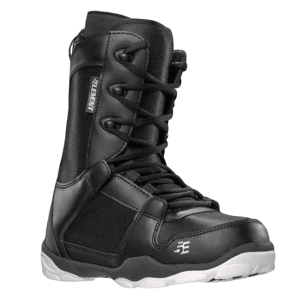 5th Element ST-1 Men's Snowboard Boots - Black / White