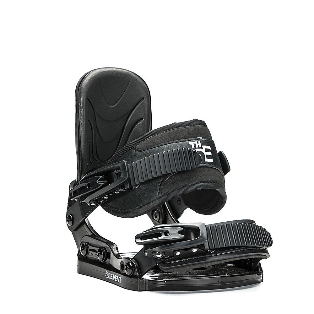 5th Element STEALTH Junior Snowboard Bindings for Kids - Black | Boot sizes 1-5