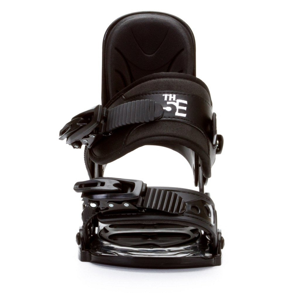 5th Element STEALTH Junior Snowboard Bindings for Kids - Black | Boot sizes 1-5