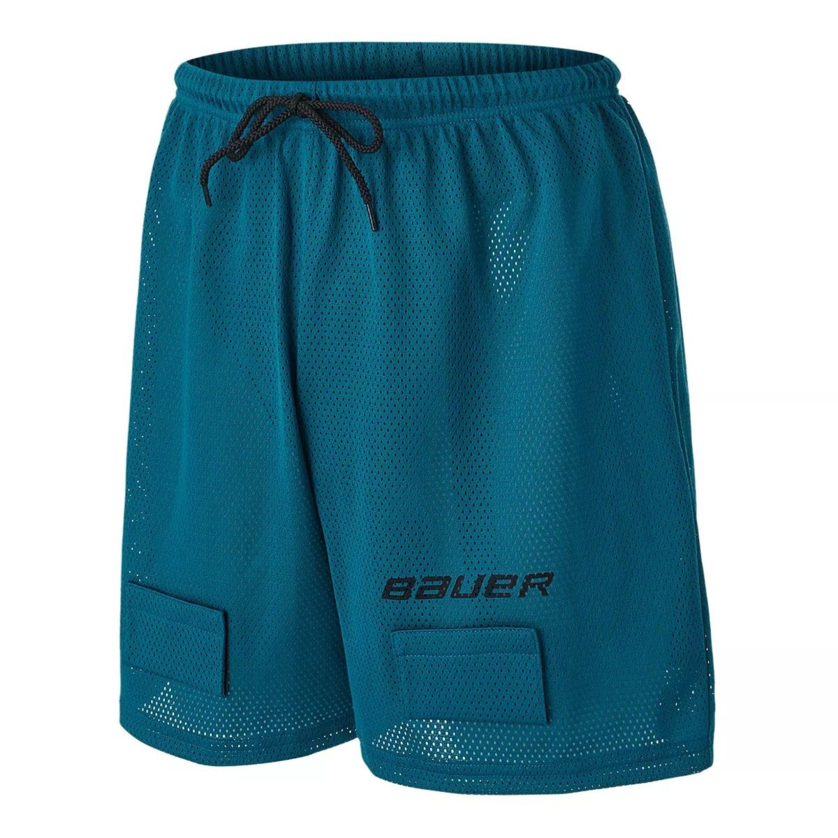 Bauer Youth Girls' Hockey Mesh Jill Shorts | Pelvic Protector & Sock Grip Tabs