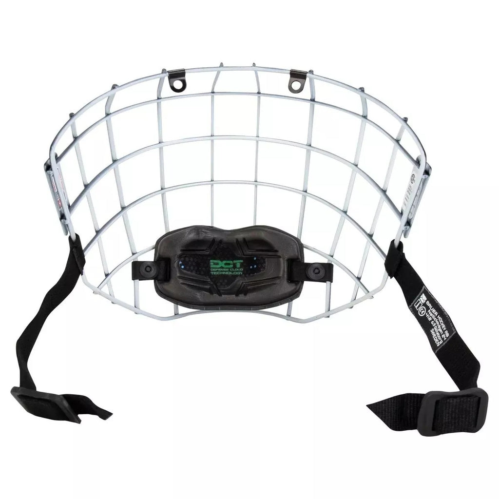 Bauer II Hockey Helmet Face Mask Steel Cage | I2 (Black Outside/White Inside)
