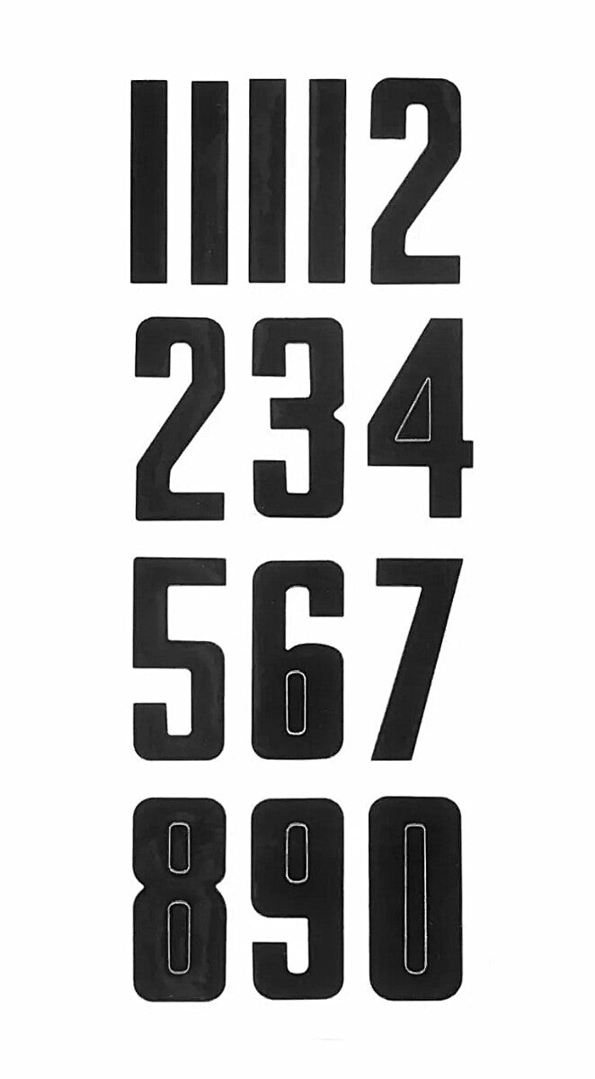 Bauer Hockey Helmet Number Stickers