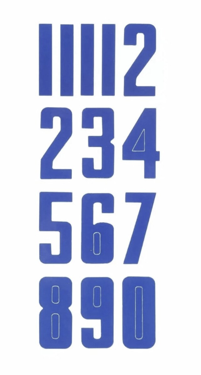 Bauer Hockey Helmet Number Stickers