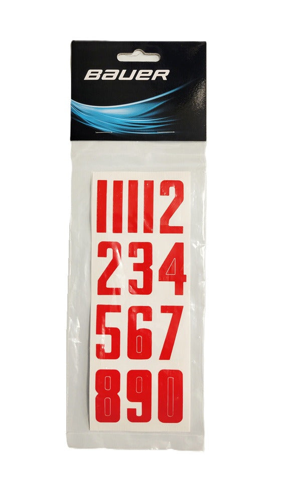 Bauer Hockey Helmet Number Stickers