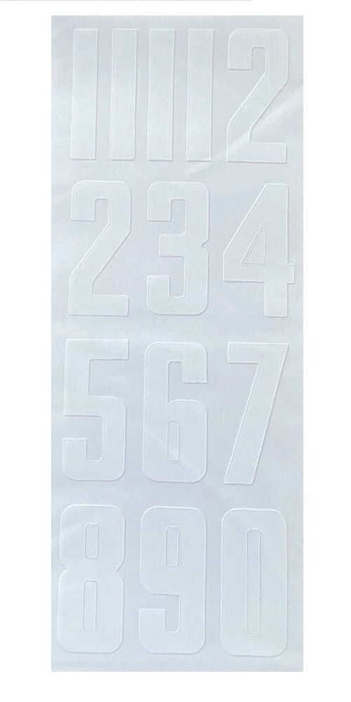 Bauer Hockey Helmet Number Stickers