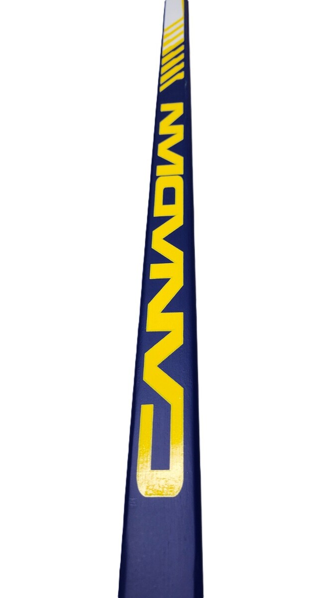 Canadian Buffalo Blue 1-Piece Wood Hockey Sticks - Youth | 40 Flex, P92 | 3 Pack