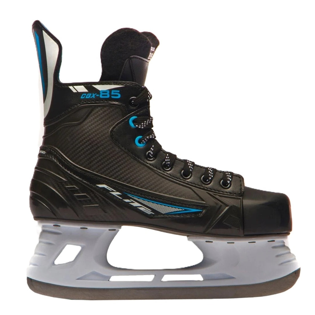 Flite Hockey Chaos CX-85 Adult Ice Hockey Skates | Black/Blue