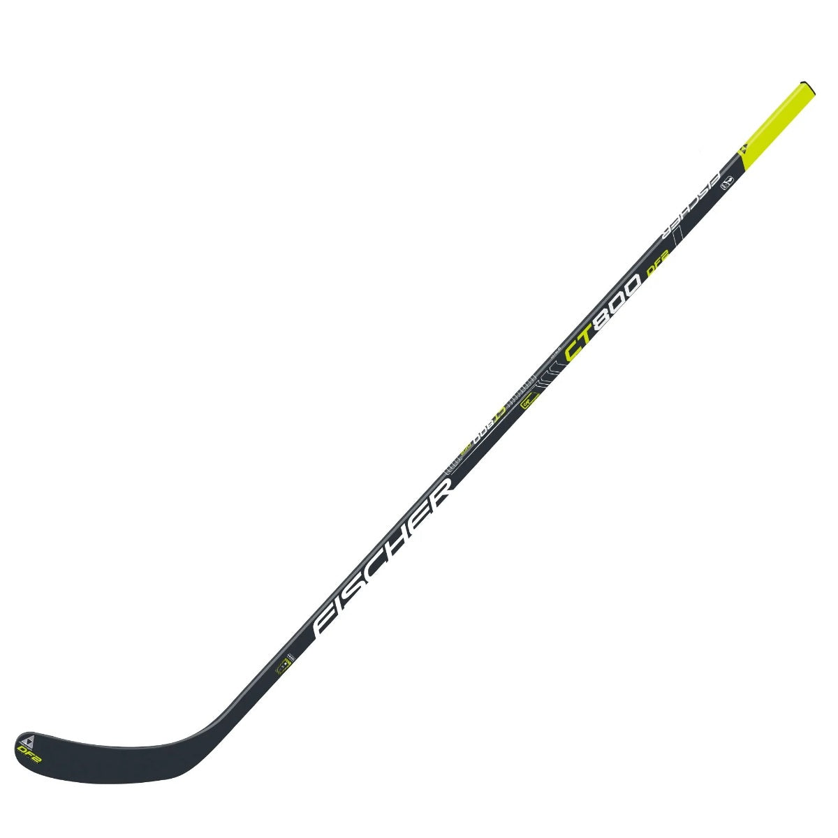 Fischer CT800 DF2 SQR Comp Grip INT. / SENIOR Hockey Stick | 85 Flex, 60" | Right-Handed