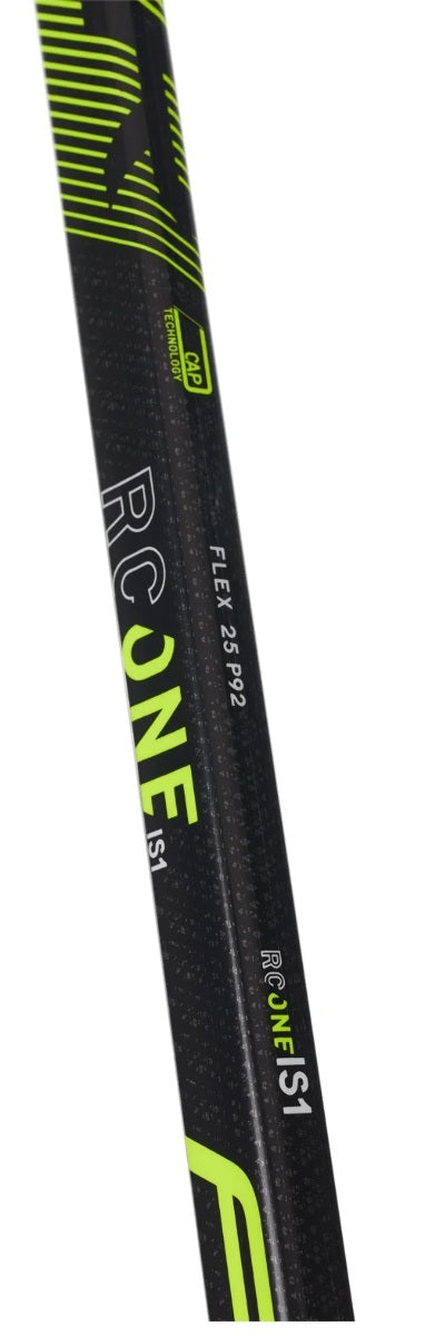 Fischer RC One IS1 Composite Youth Hockey Stick | 25 Flex | P92 Curve | 38-inch