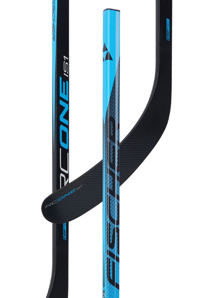 Fischer RC ONE IS1 Comp Hockey Stick, Intermediate | 65 Flex, P92 Curve | Blue