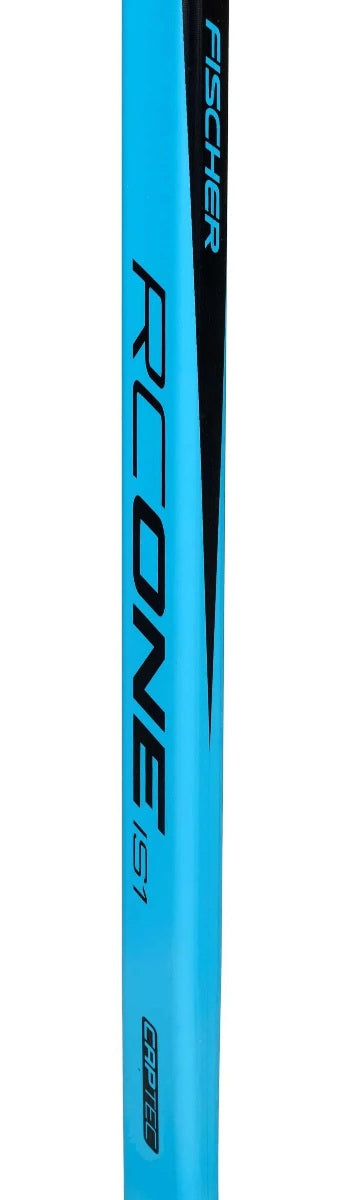 Fischer RC One IS1 Composite Hockey Stick with ABS Blade, Youth | 25 Flex | Blue