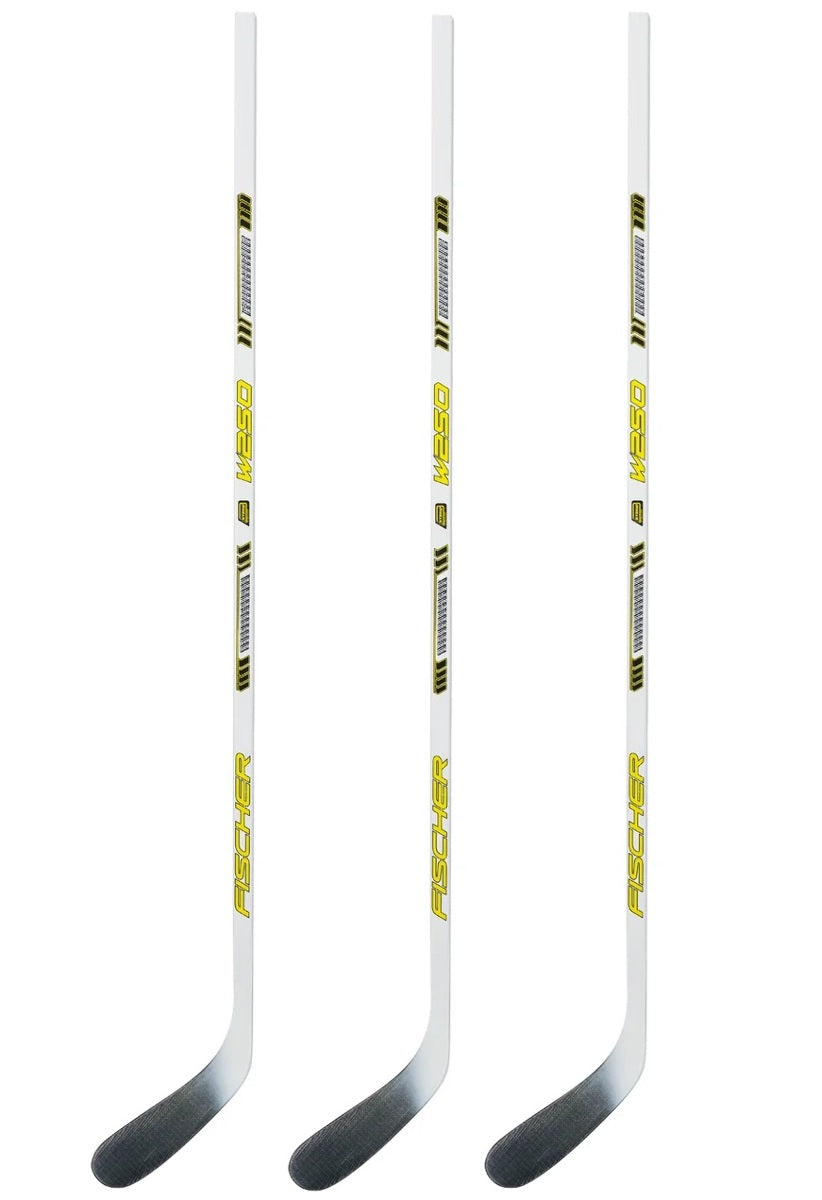 Fischer W250 Senior Wood Hockey Sticks | 70 Flex, P92 | Full ABS Blade | 3 Pack