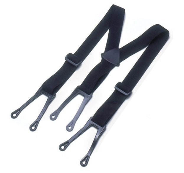 A&R Sports Ice Hockey Suspenders, Hold Up Pants Adjustable, Senior Adult, 32-50"