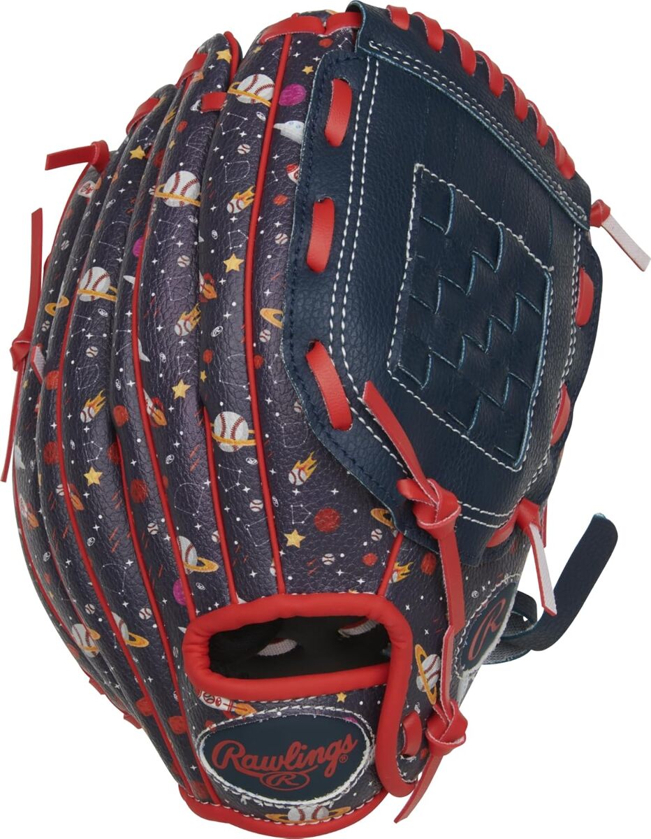 Rawlings | PLAYERS SERIES Youth Baseball Glove | 10" - Basket Web | Navy/Space