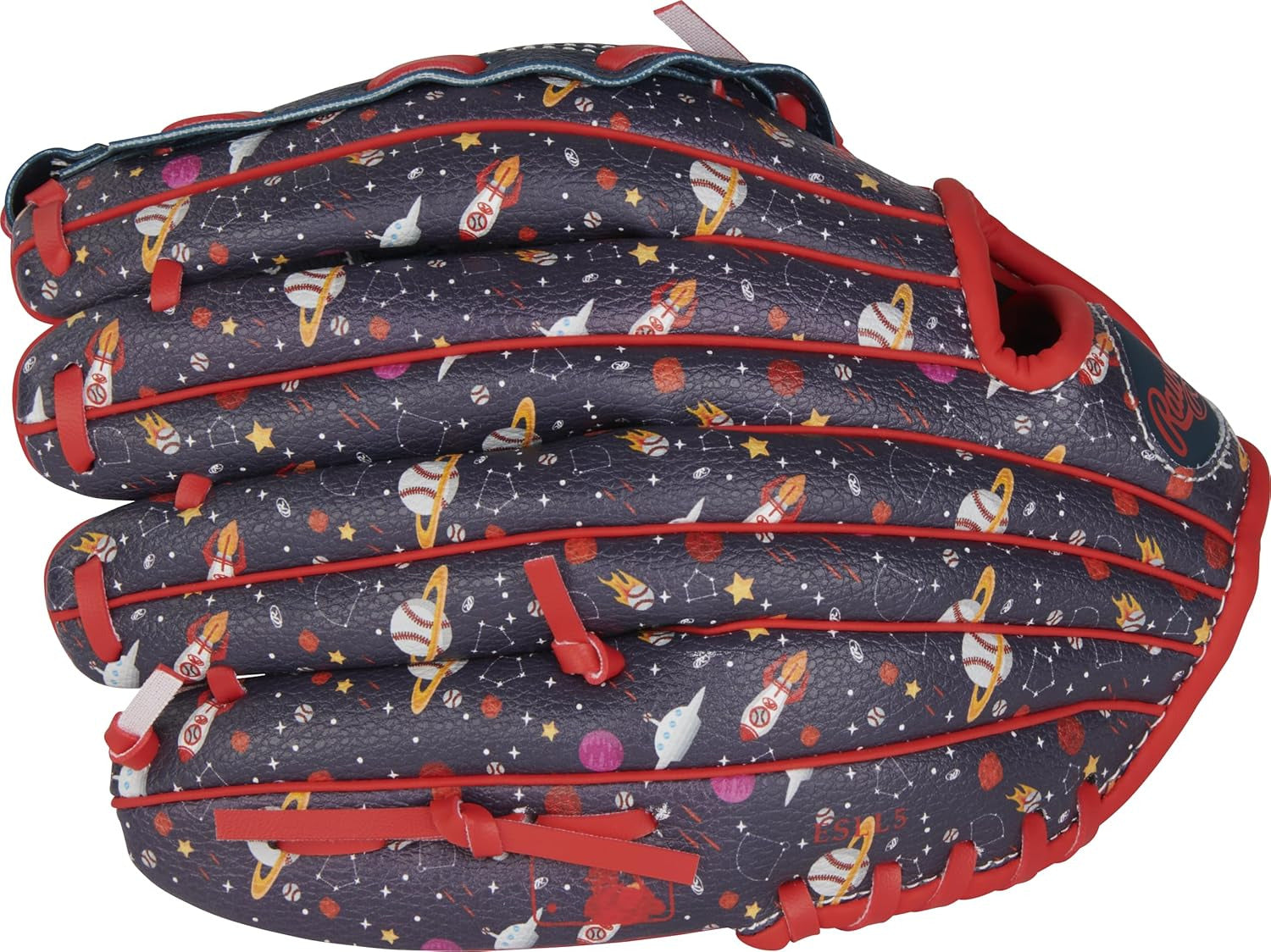 Rawlings | PLAYERS SERIES Youth Baseball Glove | 10" - Basket Web | Navy/Space