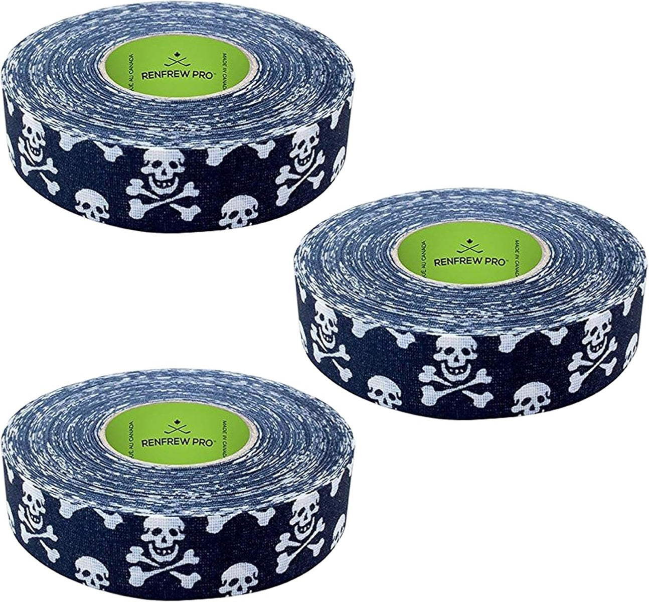 Renfrew Pro (3) Pack Skulls & Crossbones Hockey Stick Blade Tape - 3 Pack