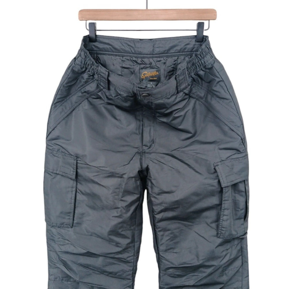 Sportcaster Boy's Insulated Cargo Snowboard Snow Pants - Black, Youth