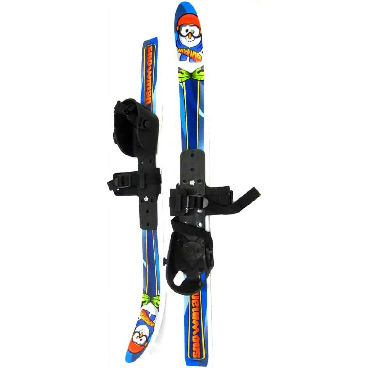 Whitewoods Snowman 70cm Cross Country Backyard Ski Set, Ages 2-4, No Poles